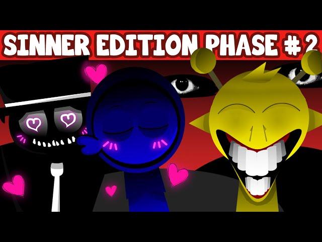 Incredibox Sprunki Sinner Edition Phase 2 But With BLACK x JEVIN Kiss - All Reactions