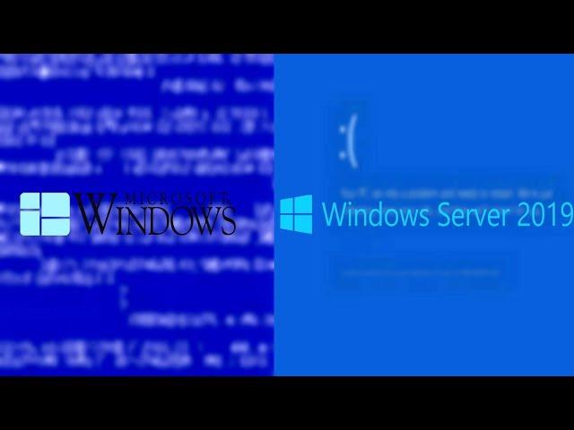 Windows All Blue Screens of Death (BSODs) 1.0 to Server 2019 in 4K