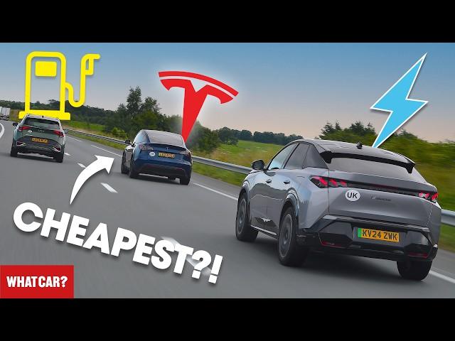 Tesla vs Electric car vs Hybrid review – 1000-mile test! Which is REALLY cheapest? | What Car?