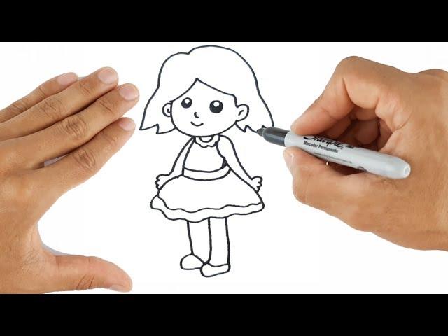 How to Draw a Girl Easily