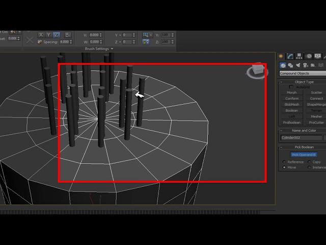 how to use boolean in 3ds max