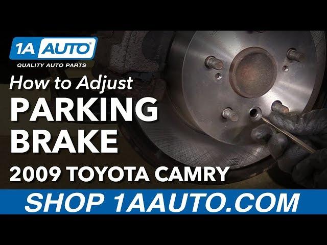 How to Adjust Parking Brake 06-11 Toyota Camry