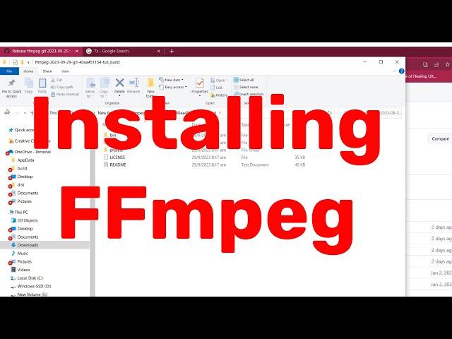 HOW TO  INSTALL FFMPEG