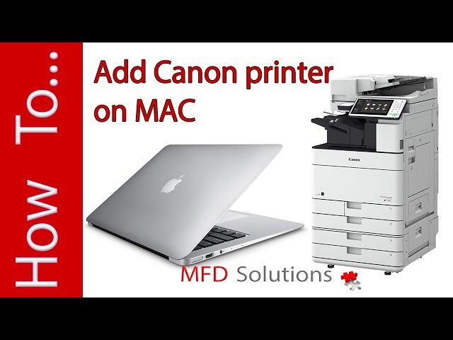 Install printer Canon iR ADVANCE on MAC - MFD Solutions