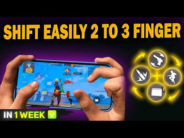 How To Play 3 Finger Claw In Free Fire | Shift From 2 To 3 Finger Easily | Become God In 3 Finger