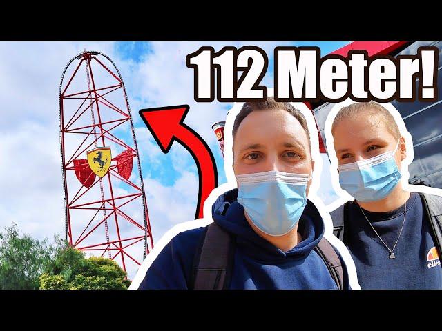 Die höchste & schnellste Achterbahn Europas  GESCHLOSSEN? | Ferrari Land | Barcelona Trip 2021 - 03