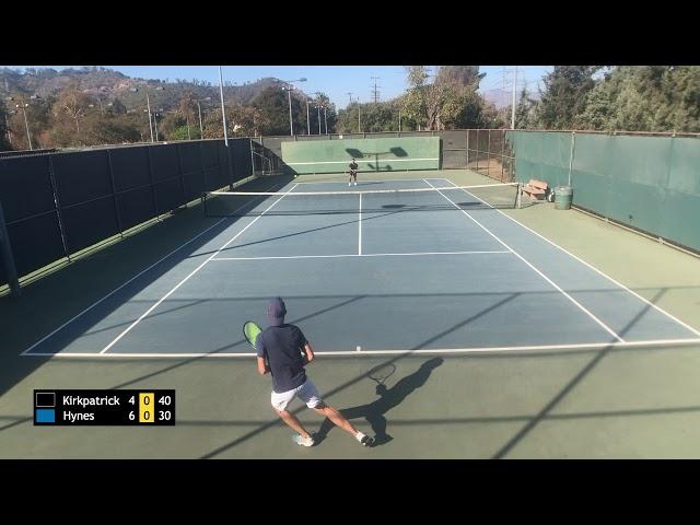 NTRP 4.0 - Ricky Kirkpatrick vs. Ryan Hynes - Highlights | USTA League Fall 2020