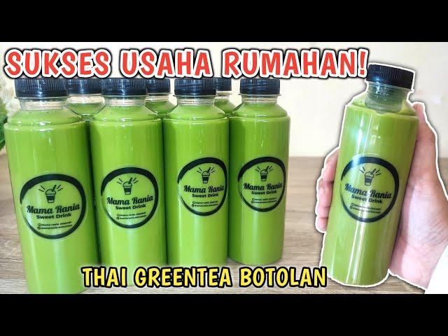 IDEAS FOR SELLING CONDITIONAL DRINKS FROM HOME| THAI GREENTEA RECIPES | VIRAL DRINK FROM THAILAND