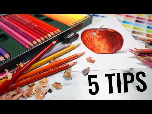 5 Tips To QUICKLY IMPROVE Your Colored Pencil Art