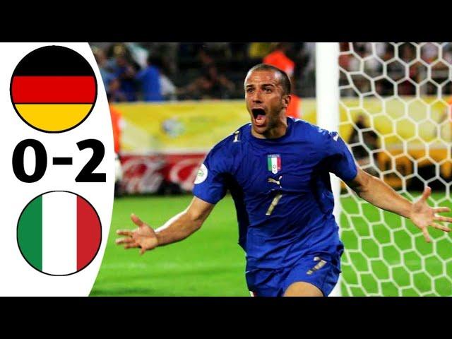 Germany vs Italy 0-2 | 2006 World Cup Semi final | Extended Highlights & All Goals HD