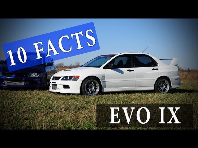 10 Facts // Mitsubishi Lancer Evolution IX // EVO 9 - Lancer evolution 9