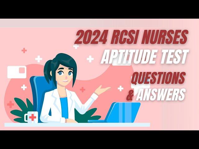 2024 NMBI Aptitude Test officially known as RCSI Aptitude Test Ireland Questions and Answers