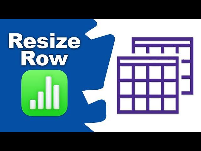 How to resize all rows in Apple Numbers (Spreadsheet) on Mac