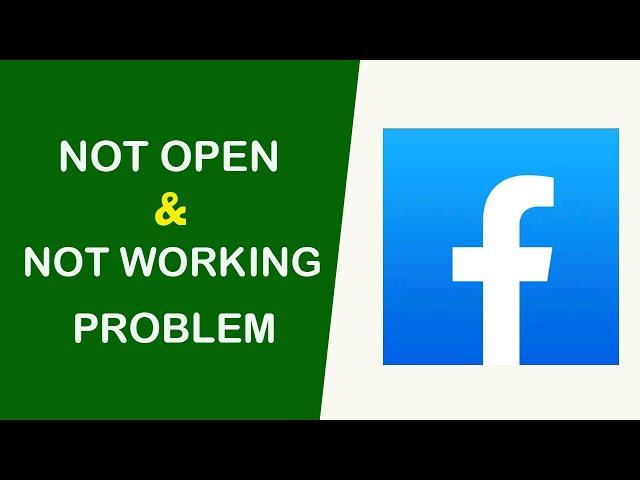 How to Fix Facebook App Not Working / Not Open / Loading Problem Solved