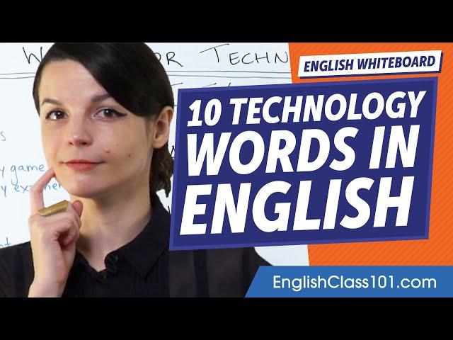 10 Vocabulary Words for Technology | Learn English Vocabulary for Beginners