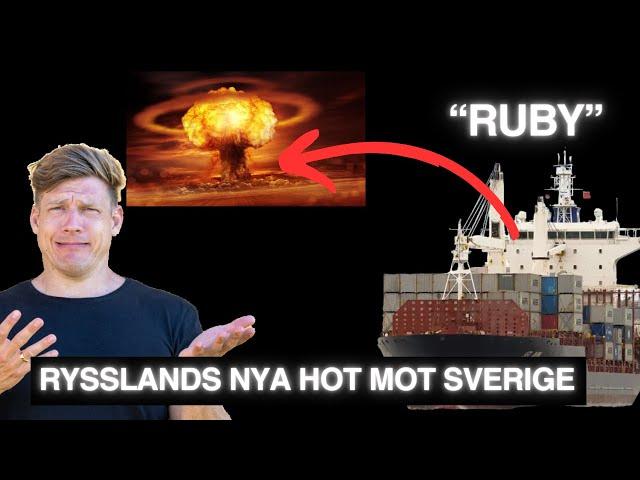 RUBY-GATE: RYSSLAND Skickar Flytande ATOMBOMB mot Östersjön!