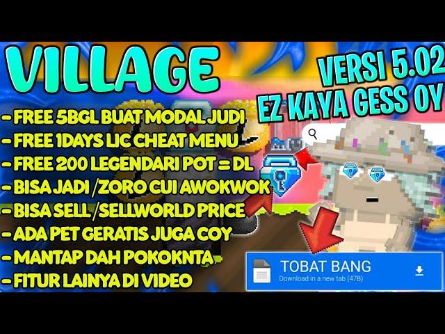 ELPOG DROP DL BISA JUAL WORLD PRAKTIS GROWTOPIA PRIVATE SERVER TERBARU 2024 GTPS TERBARU VILLAGE