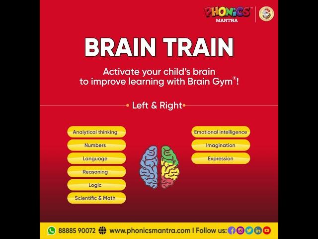 Phonics Mantra introduces Brain Gym®!