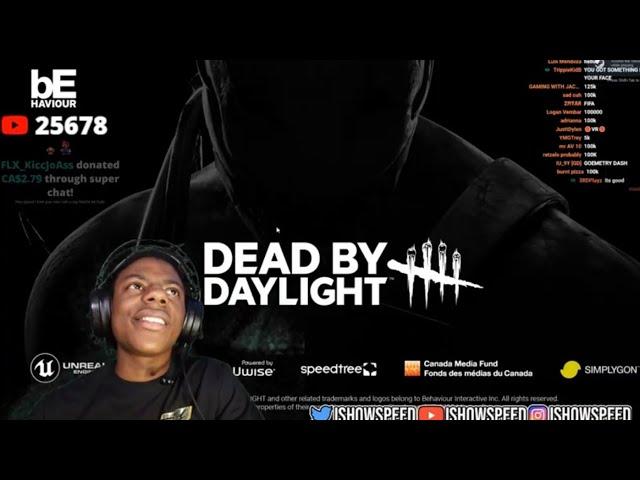 IShowSpeed Plays Dead By Daylight