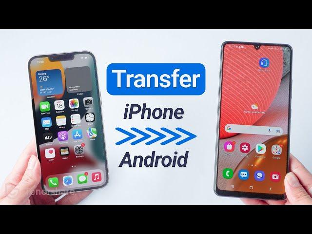 2025 How to Transfer Data from iPhone to Android (2 Free Ways)