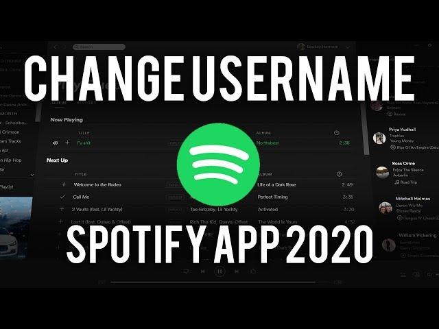 How To Change Spotify Username 2020