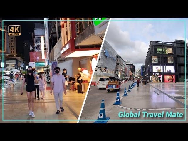 NEW Siam Square Walking Street Bangkok Night Walk 4K  Thailand