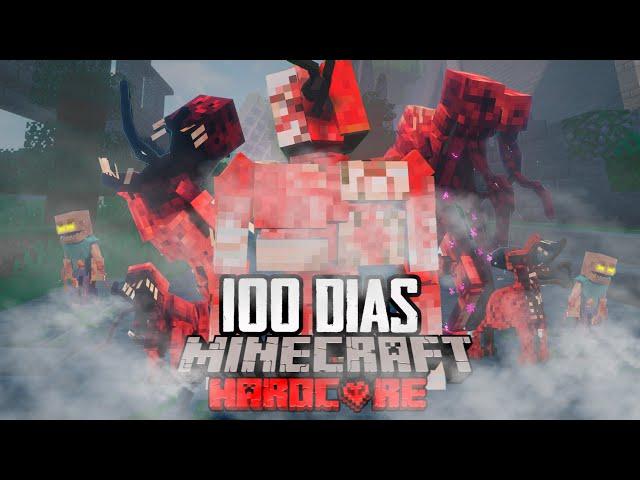 SOBREVIVÍ 100 días en un Mundo con PARÁSITOS en Minecraft HARDCORE...