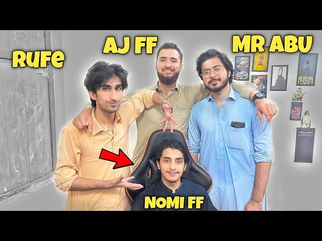 LEGENDARY Free Fire YouTubers SQAUD  | Nomi FF, AJ FF, Mr Abu & Rufe Bhai