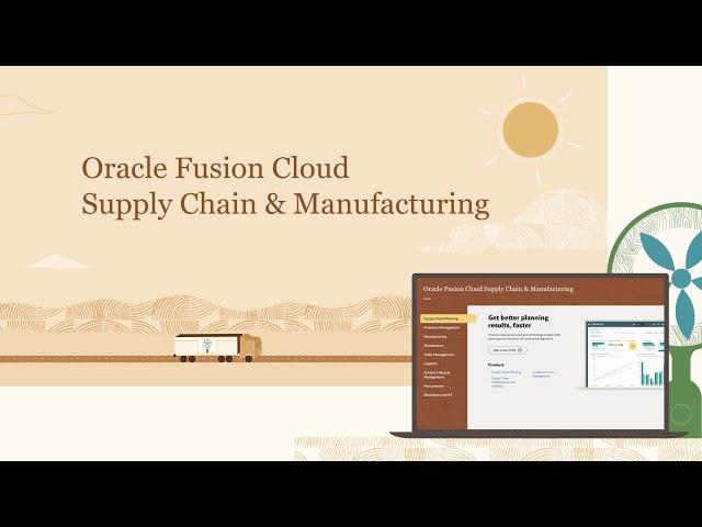 Oracle Fusion Cloud Supply Chain and Manufacturing