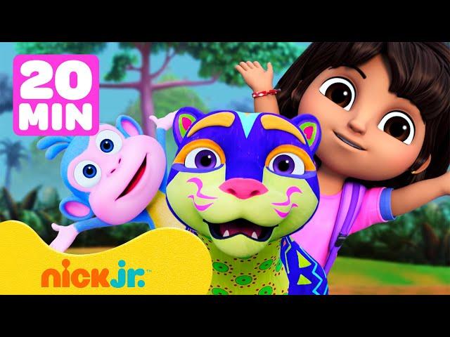 Даша | Волшебные приключения Даши и Башмачка с Алебрихе!  20 минут | Nick Jr. Cyrillic