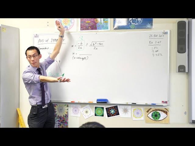 Graphing Parabolas with Axis of Symmetry