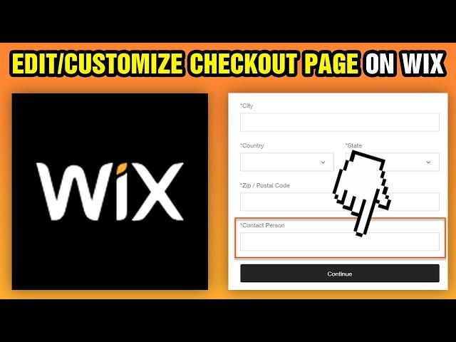 How To Edit or Customize Checkout Page On Wix (2025)