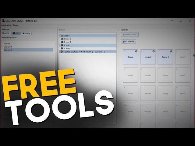 Try these FREE OBS Tools before your next stream!