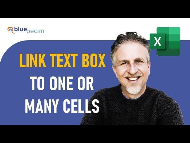 Link Text Box to a Single Cell or Multiple Cells in MS Excel | Dynamic Textbox Formula in Excel