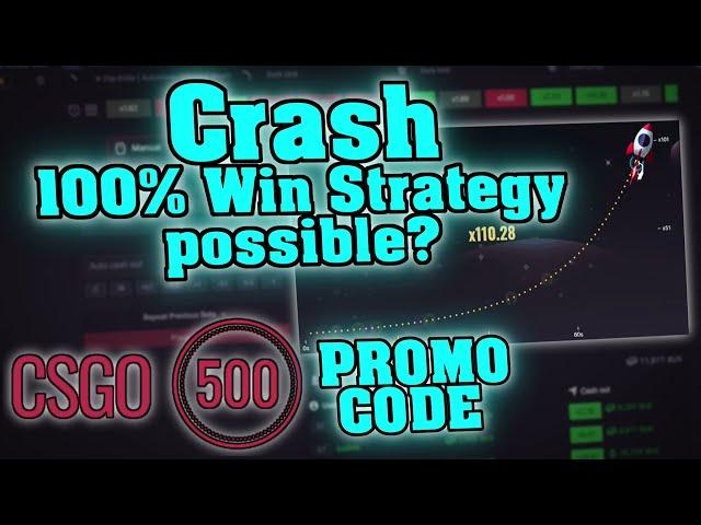 Increase your Crash Profit with this Strategy! Guaranteed Crash Profit? + CSGO500 Promo Code 2022