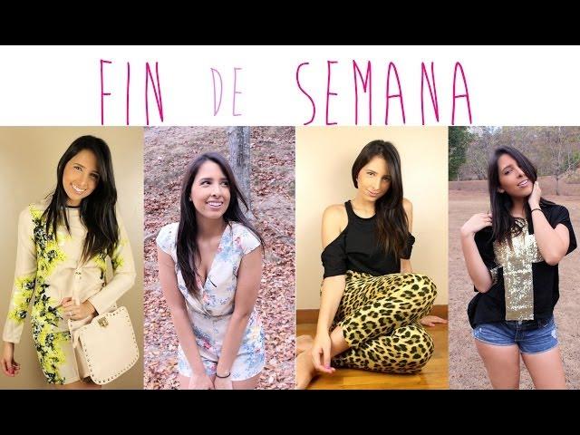 4 outfits para el FIN DE SEMANA