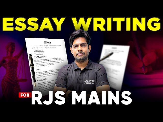 RJS 2024 : Best Tips on Essay Writing for RJS Mains | English with Surya Sir