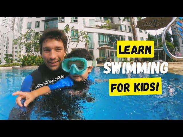 Why it's important to teach your child how to swim at a young age #swimming #kidslearning #swim