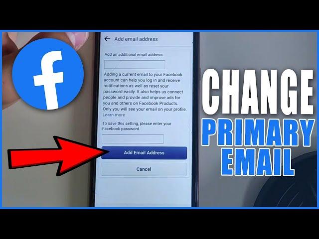 How to Change Primary Email Address on Facebook