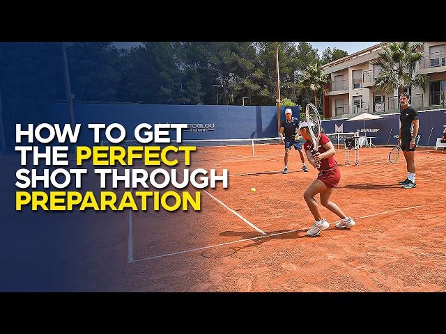 How to prepare before hitting the ball in tennis