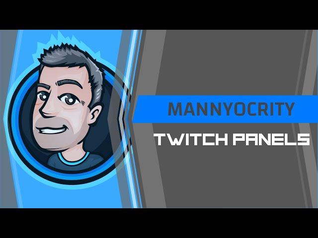 Create twitch panels with inkscape