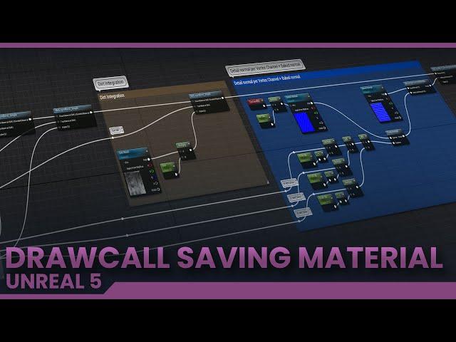 UE5: Draw Call Saving Material