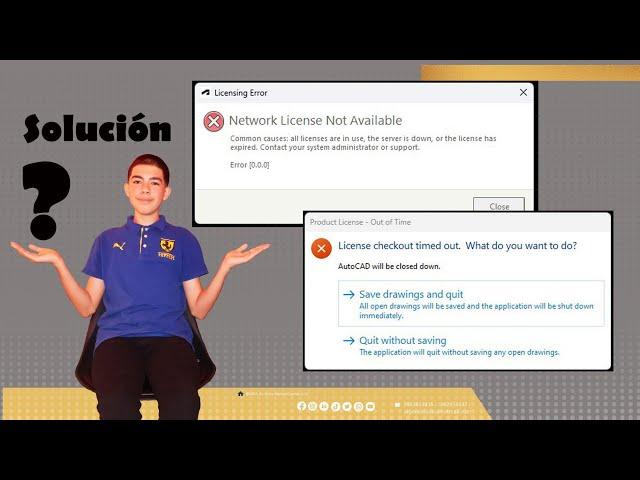 Tutoriando N°5 Grabacion Error de Autocad LICENCIA DE RED NO DISPONIBLE Segmento Animated