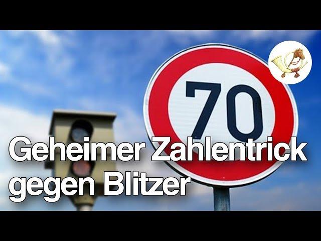 Geheimer Zahlentrick überlistet jeden Blitzer [Postillon24]