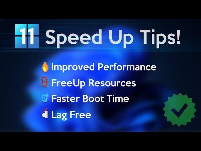 How to Speed Up Your Windows 11 Performance (Best Settings)