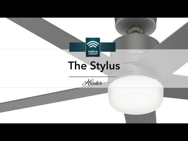 The Stylus | Smart Ceiling Fan from Hunter