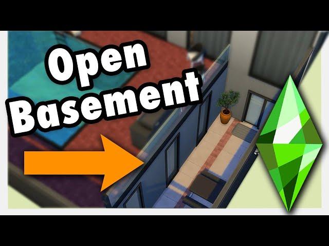 Build an Open Basement | Sims 4 Guide | Build Tips, Tricks, and Tutorials #Shorts