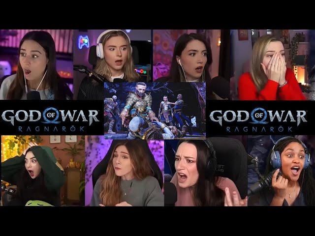 God Of War Ragnarok - Odin reveals himself and Kills Brok | Girls Reaction Mashup