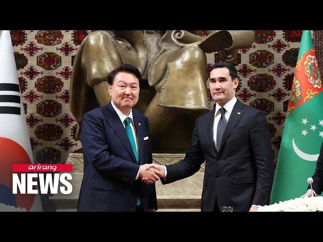 S. Korea, Turkmenistan agree to boost cooperation on energy, infrastructure projects