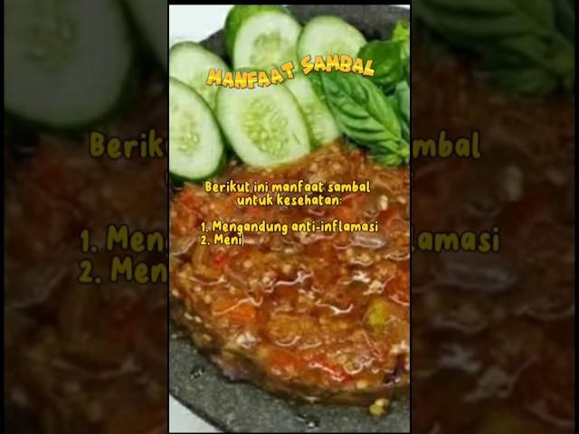 MANFAAT SAMBAL #Sambal #sambalpedas #manfaat #shortsvideo